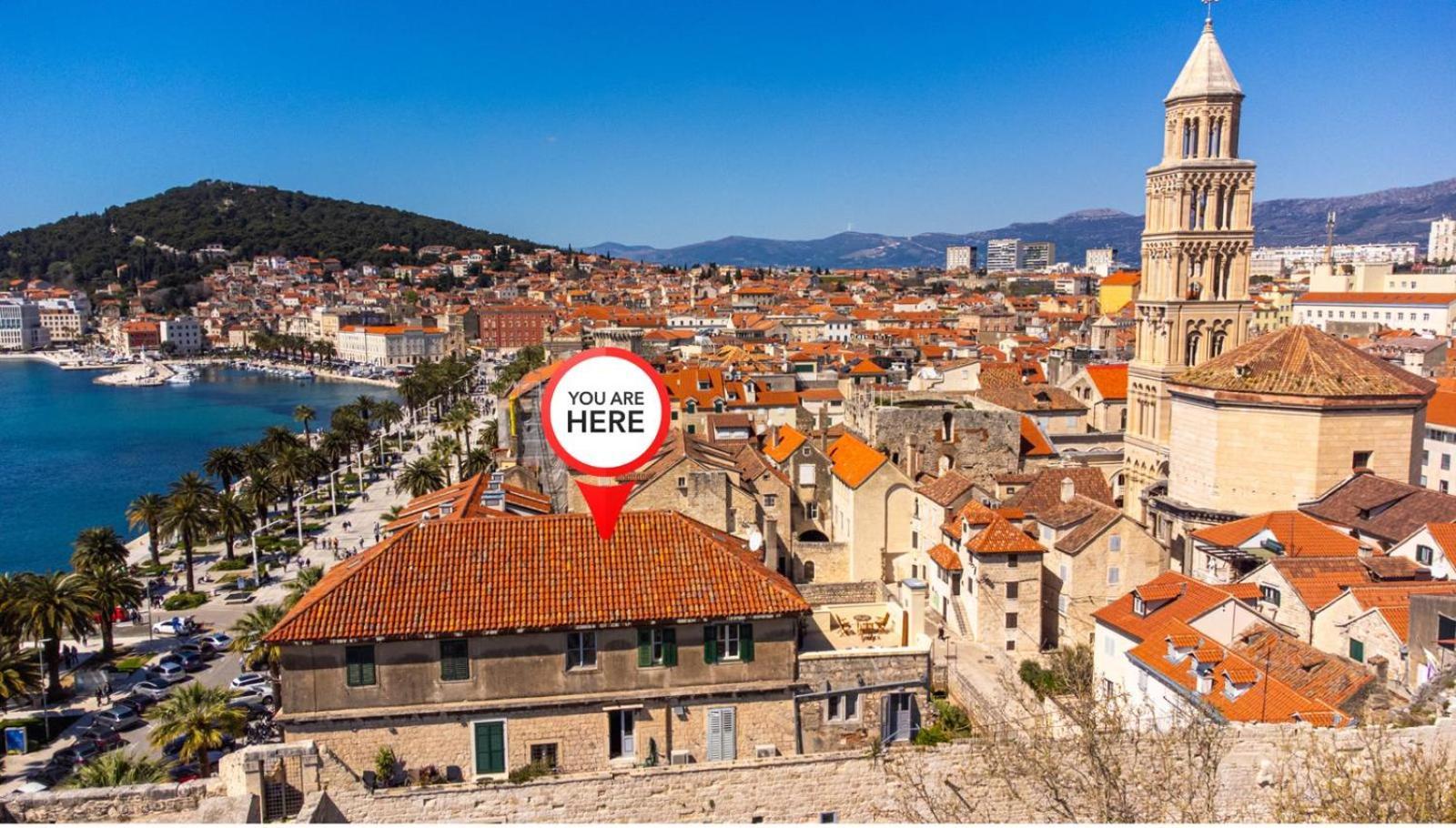 Diocletian Tower - Bella Vista & Palazzo Split Zewnętrze zdjęcie